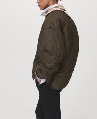 Women's Oversize Quilted Anorak Coat