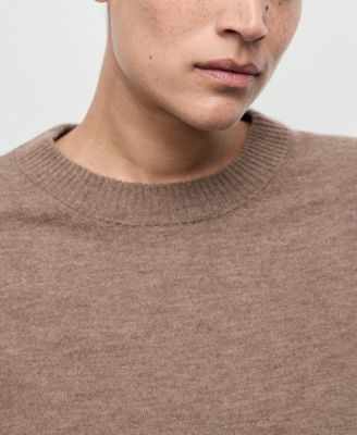 Women's Ribbed Trim Oversized Sweater