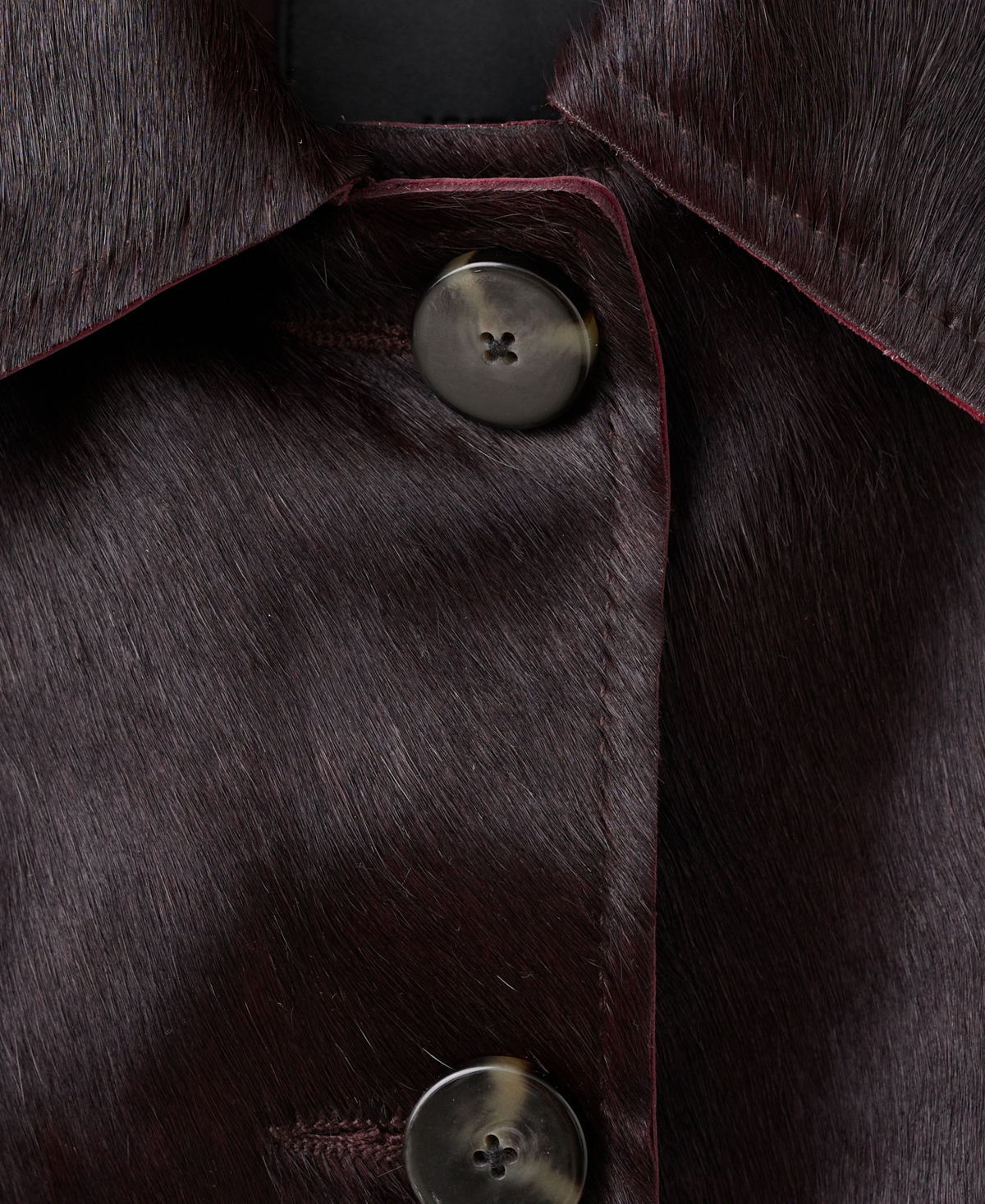 Mango Women's Fur Pockets Leather Jacket