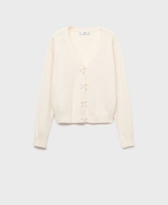 Women's V-Neck Wool-Blend Cardigan