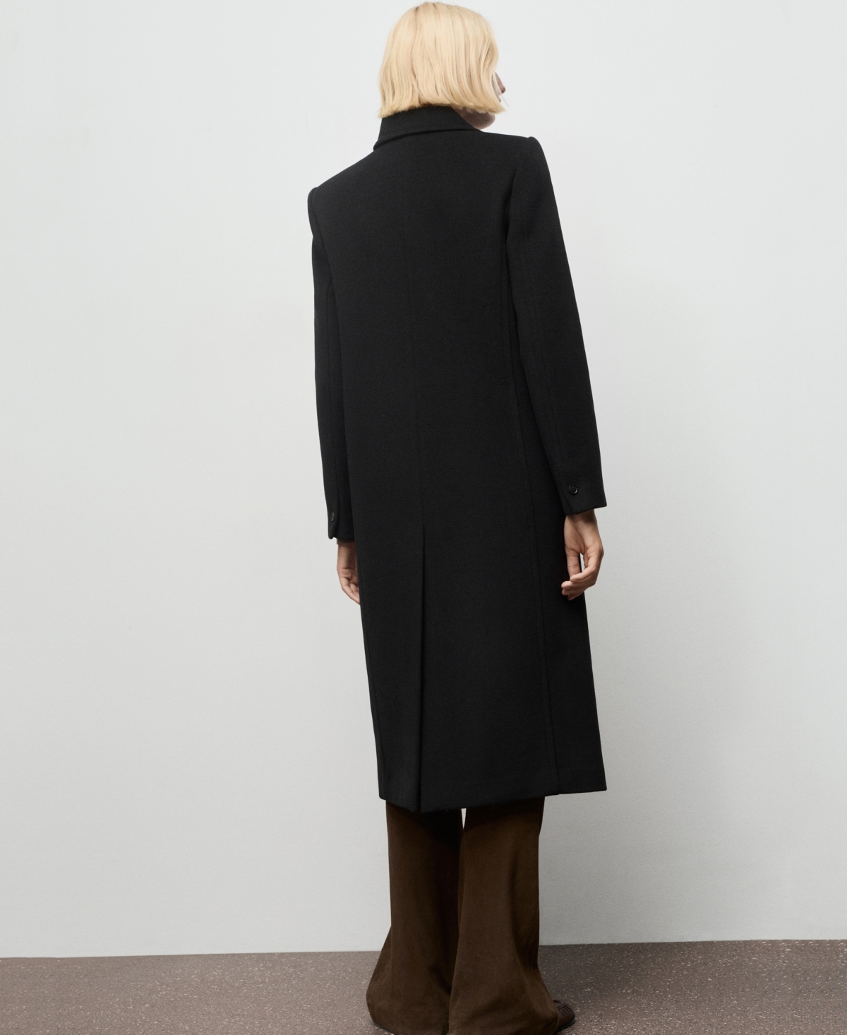 Mango Women's Double-Breasted Wool Coat