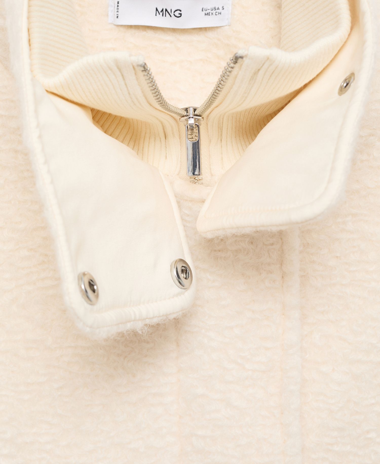 Women's High Neck Boucle Jacket