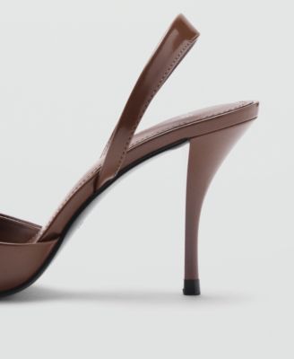 Women's Patent Leather Effect Pointed Shoes