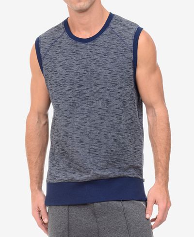2(x)ist Men's Side-Zip Marled Muscle Shirt