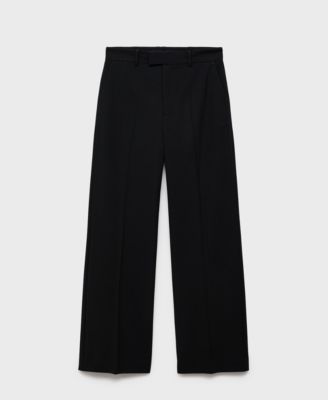 Women's Mid-Rise Cropped Straight-Leg Pants
