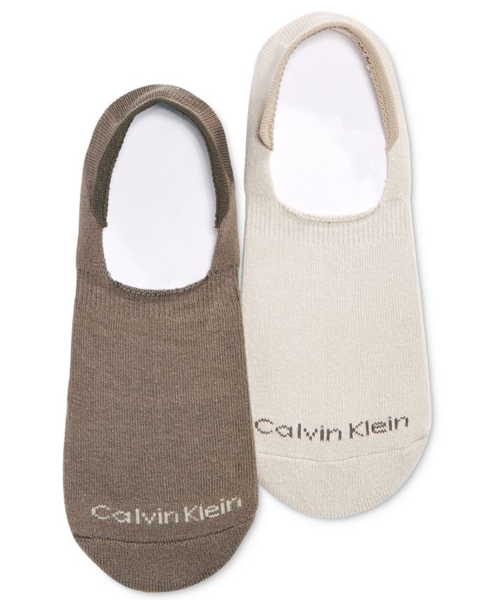 Calvin Klein - Men's No-Show Socks, 2 Pack