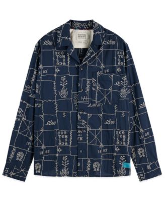 Men's All-Over Embroidered Shirt