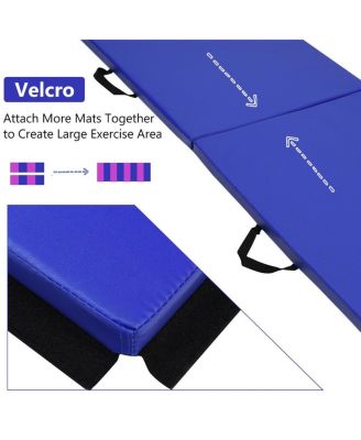 6 x 2 Feet Gymnastic Mat with Carrying Handles for Yoga