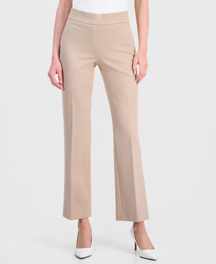 Women's Compression Mid-Rise Pull-On Slash-Pocket Pants - thumbnail 9