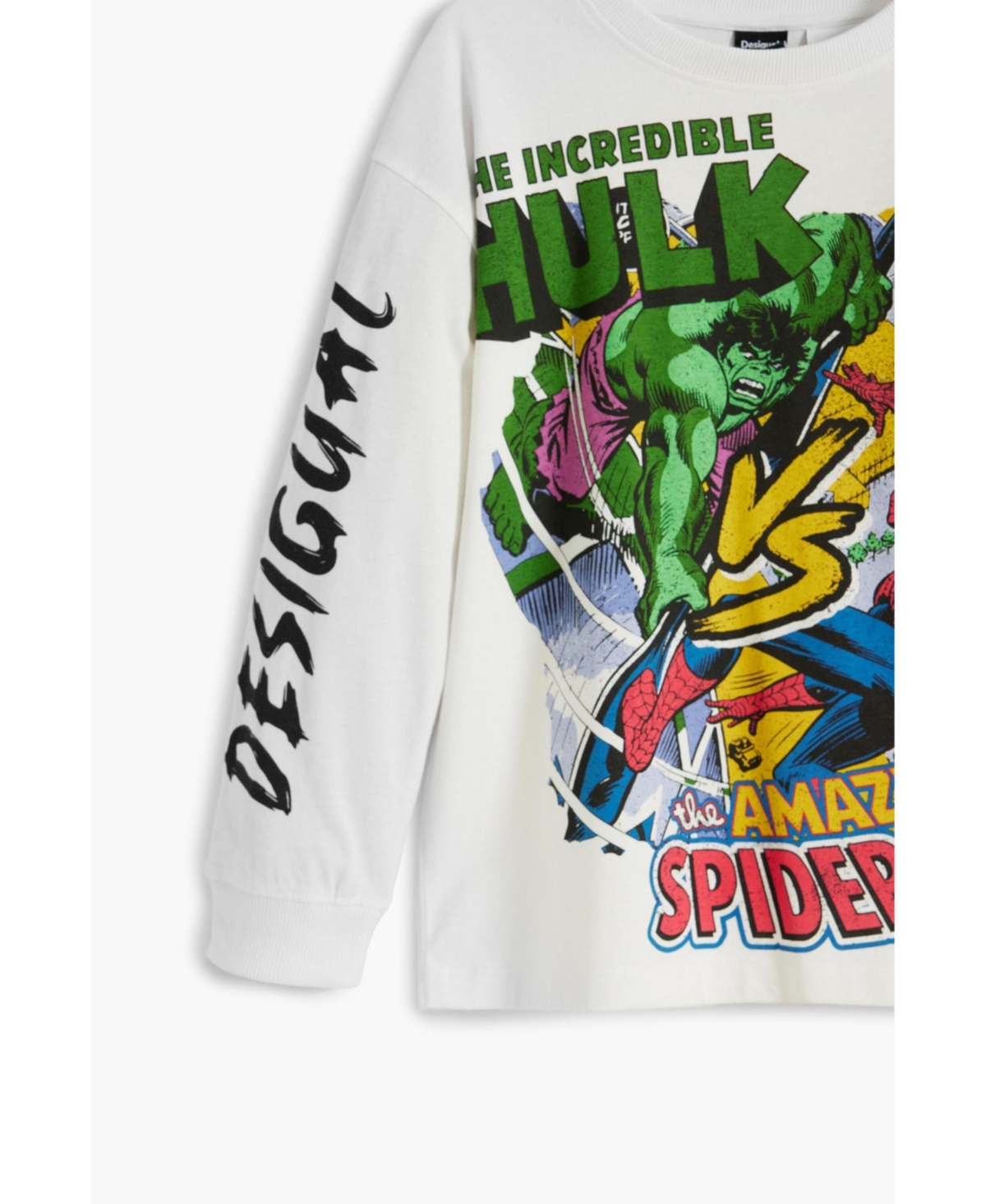 Desigual Boys's Marvel long-sleeve T-shirt