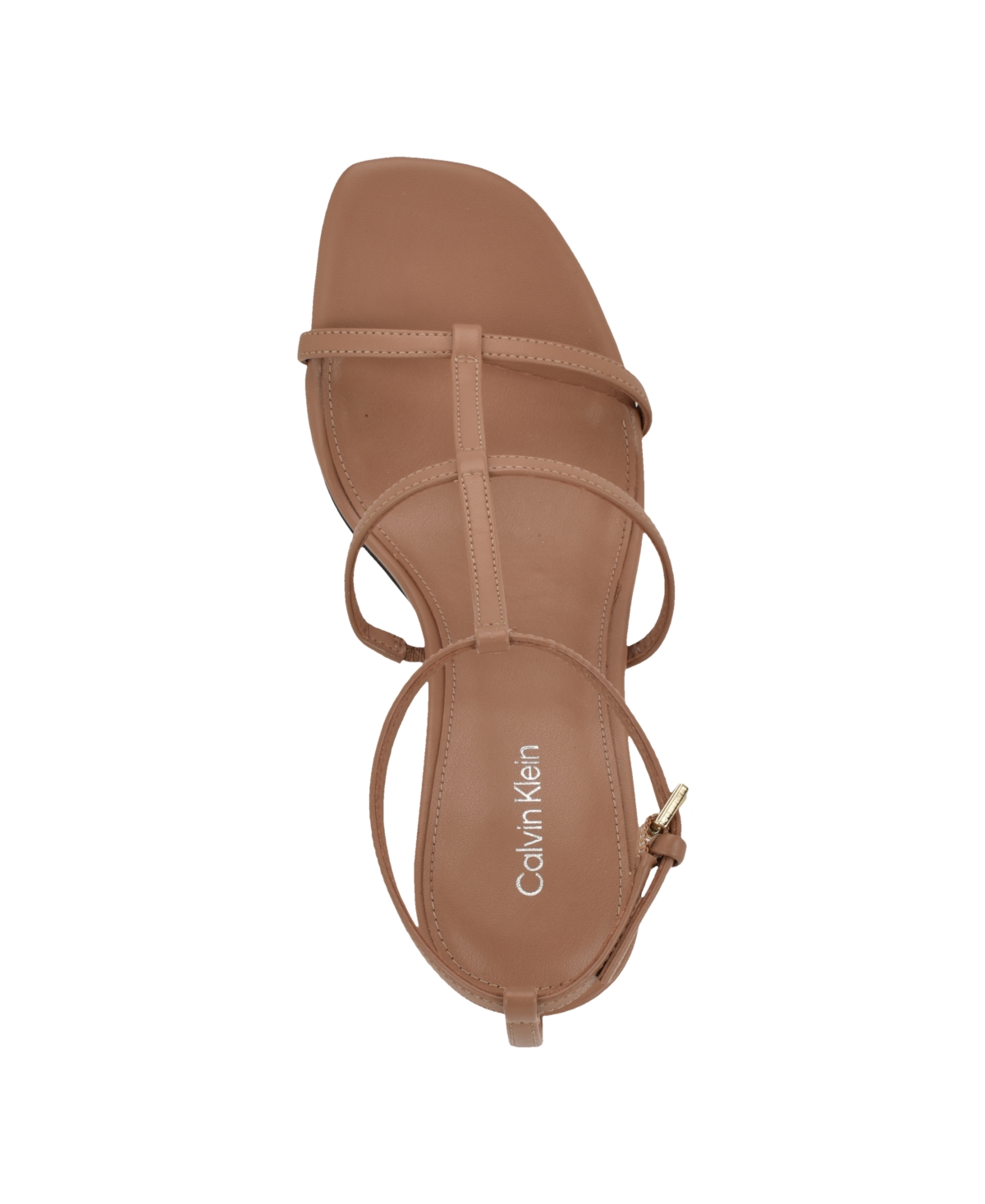 Calvin Klein Pelara Ankle Strap Sandal In Neutral