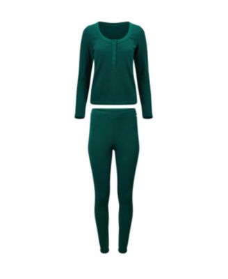 Women's Kathy Waffle Pajama Set