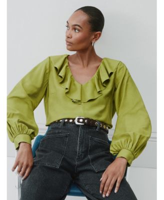 Women's Air Flow Ruffle Blouse