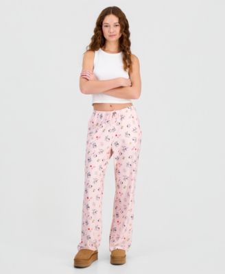 Juniors' Snoopy Valentine's Day Brushed Jersey Lounge Pants