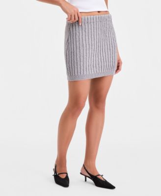 Women's Ribbed Sweater Skirt, Macy's Exclusive