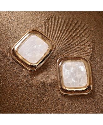 Women's The Moziac-Quad Statement Earrings - California Gold