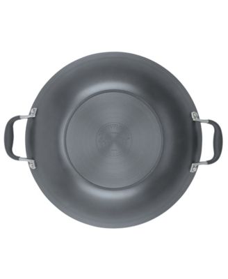 Advanced Home Hard-Anodized Nonstick Wok with Side Handles, 14"