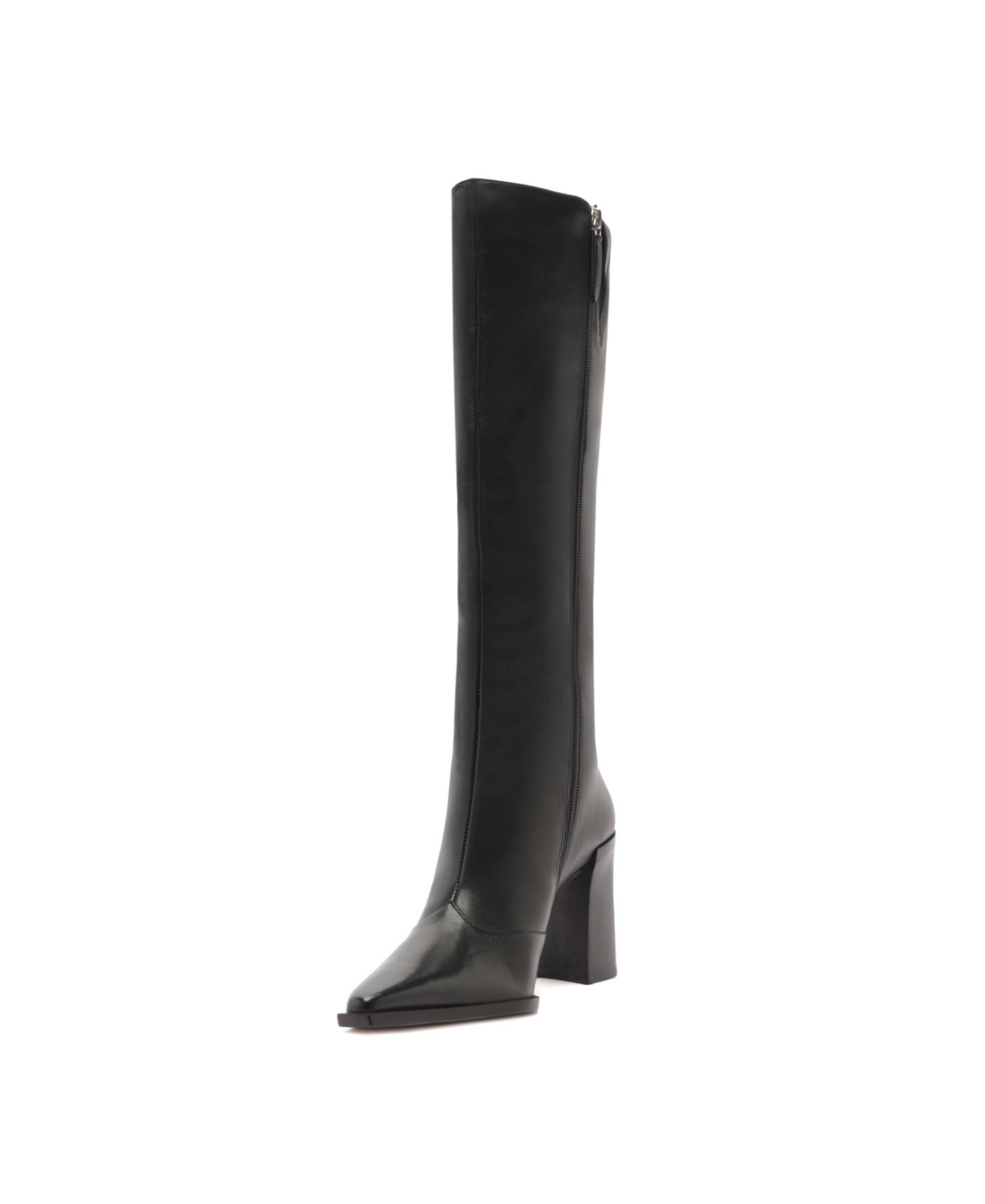 Женские ботинки Schutz Women Raffaela Up Pointed Toe Dress Boots, цвет: Чёрный — фото 9