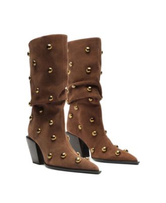 Women's Tulsa Studs Knee High Boots