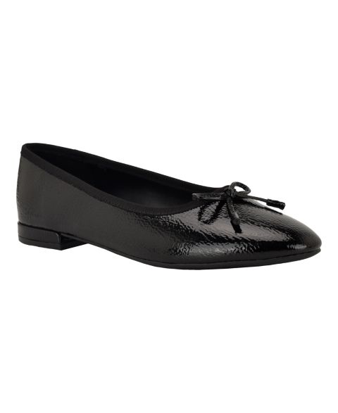 Женские туфли Calvin Klein Cyrie Low Block Heel Ballet Flats, цвет: Чёрный