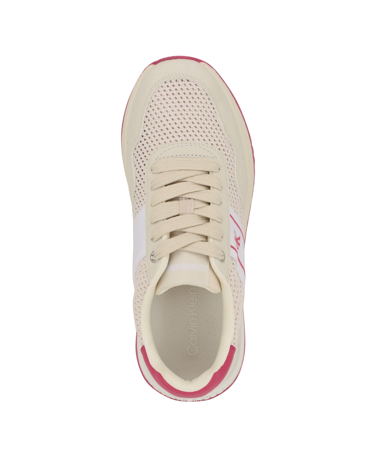 Calvin Klein Women's Palimer Mesh Retro Lace-Up Sneakers
