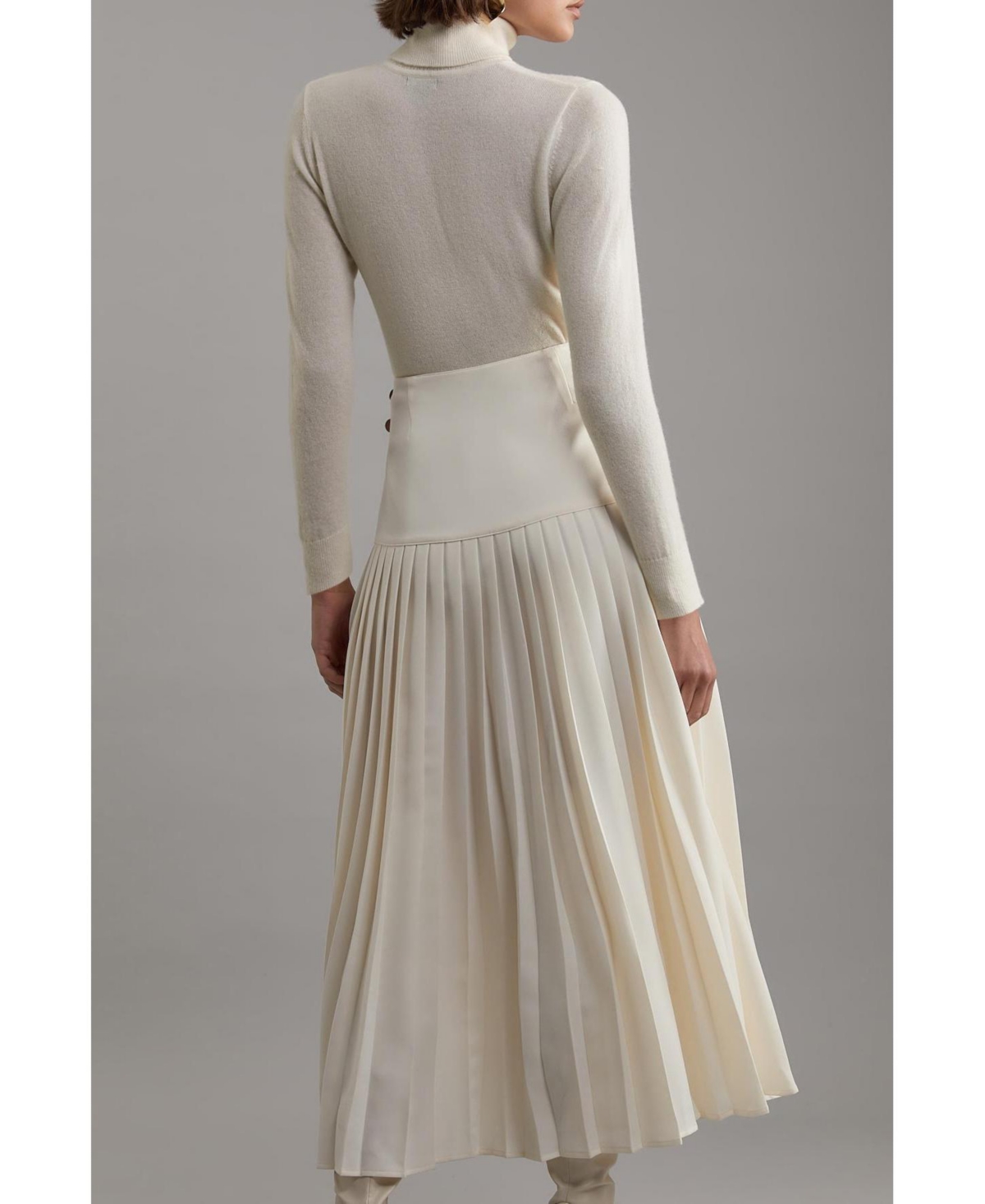 Karen Millen Women's Buckle Detailed Maxi Skirt