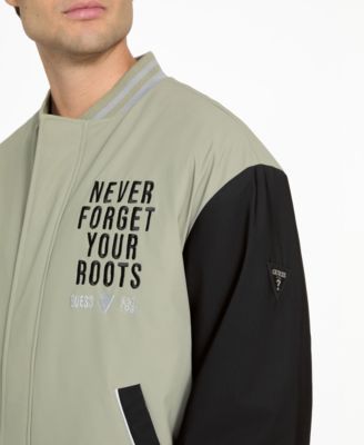 Men's Regular-Fit Varsity Bomber Jacket