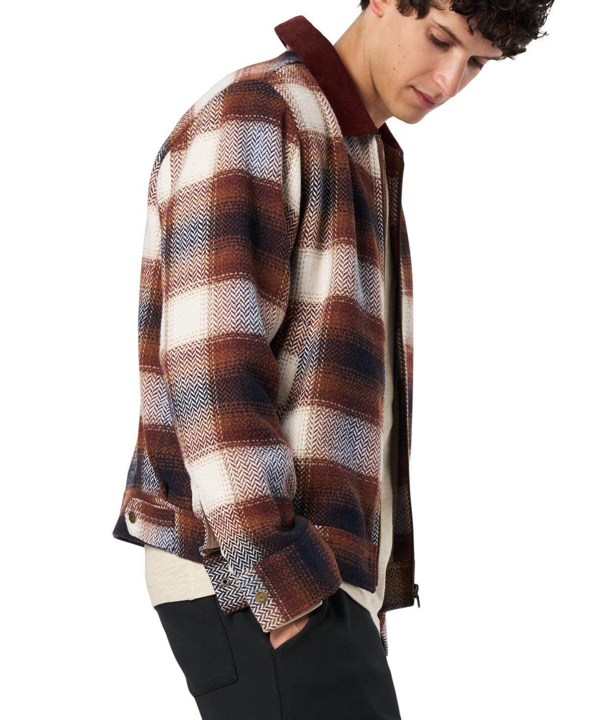 Buffalo David Bitton Men's Julio Plaid Long-Sleeve Jacket