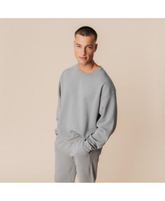 Men’s Organic Cotton Teddy Oversized Crewneck