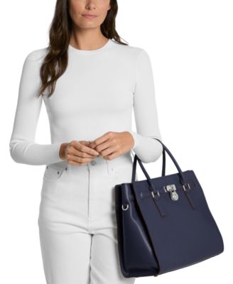 Michael Kors Hamilton Moderne Large Leather Satchel