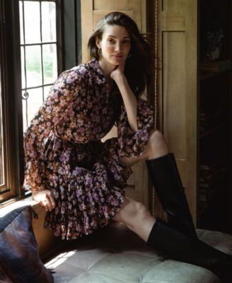 Women's Tiered Shirt Dress