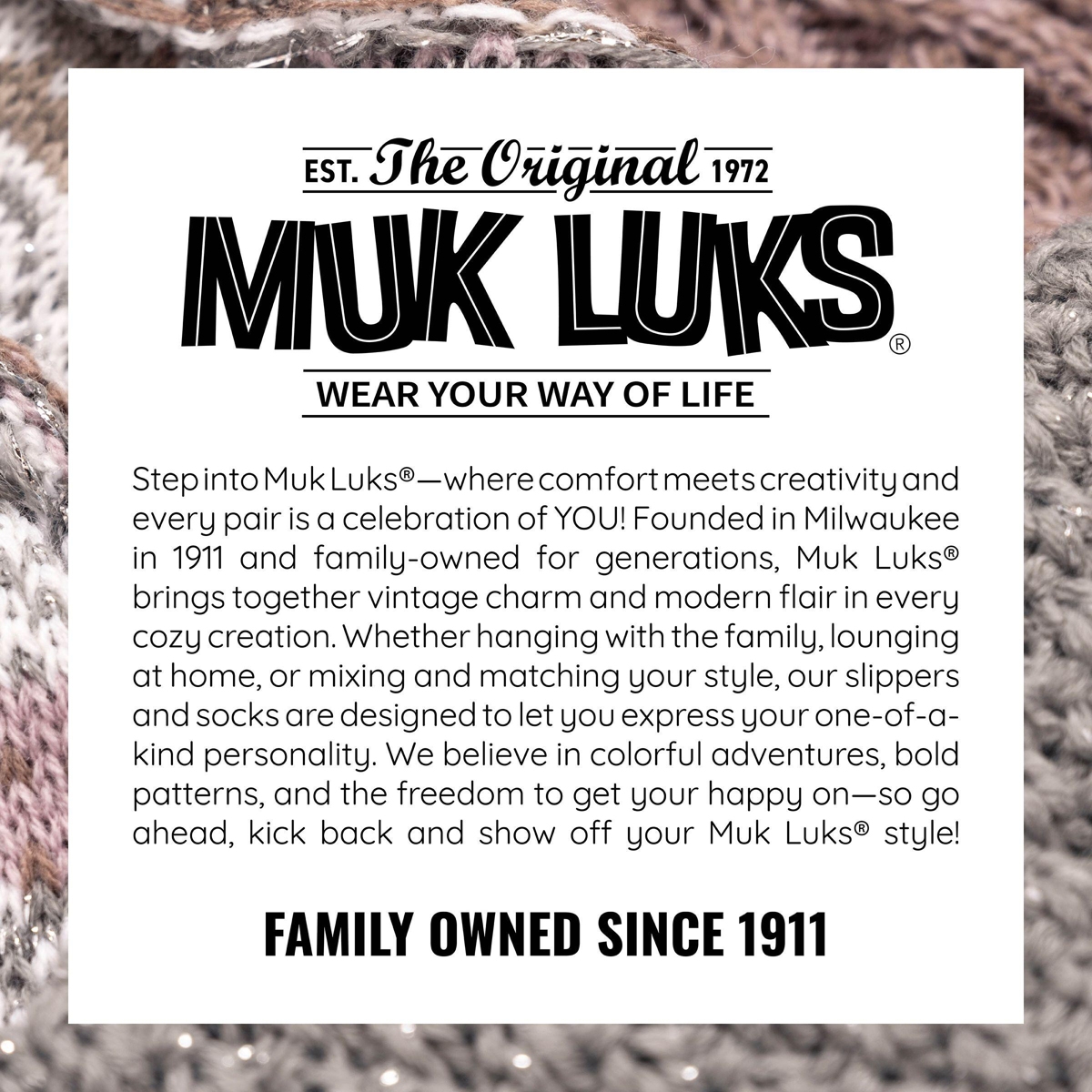 Muk Luks Women's 2 Pack Fleece Lined Knee High Socks