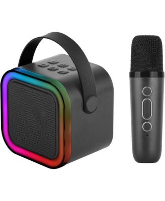 Mini Bluetooth RGB Speaker – Wireless Microphone