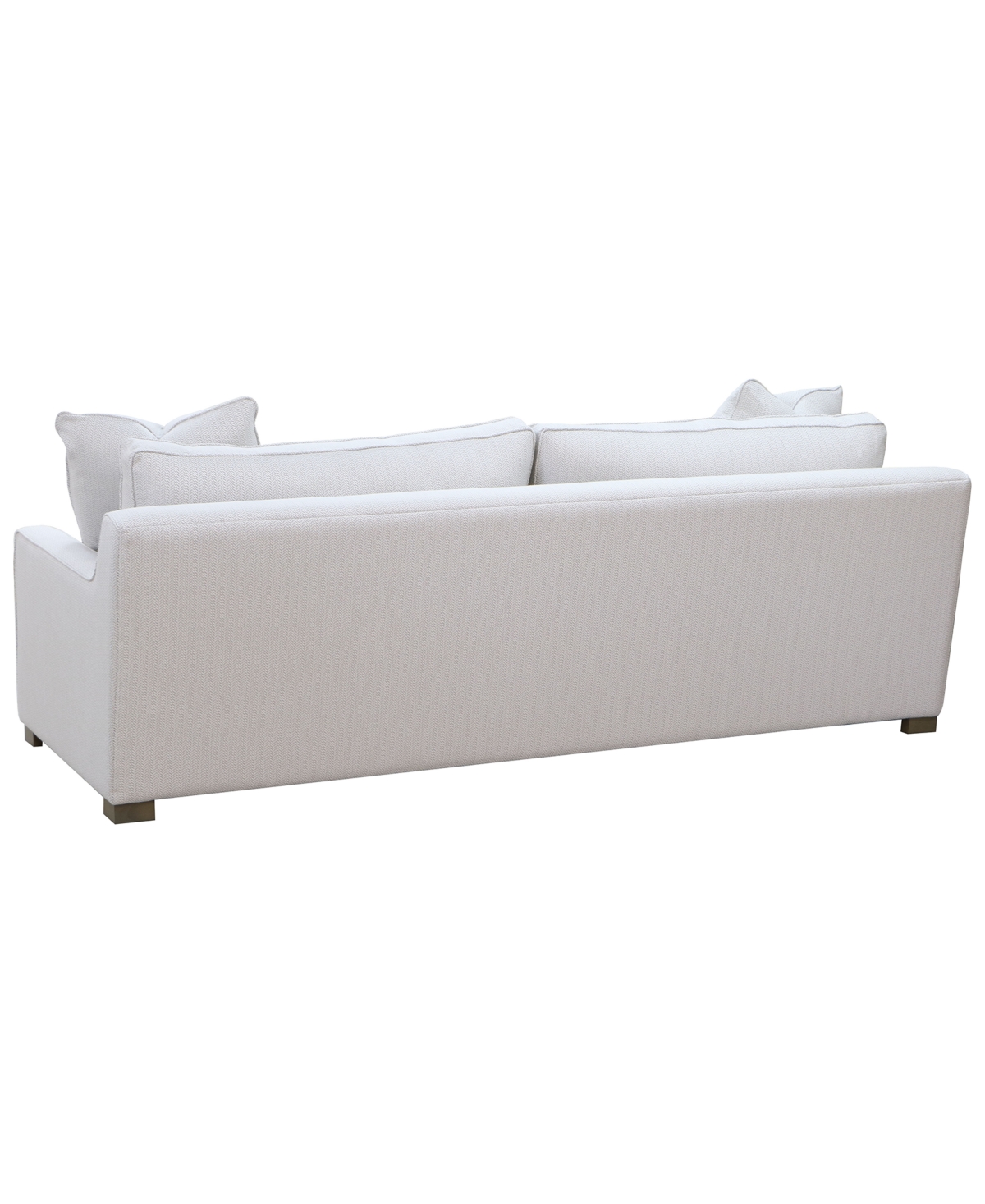 Macy's Stacia 97" Fabric Deep Seated Sofa In Neutral