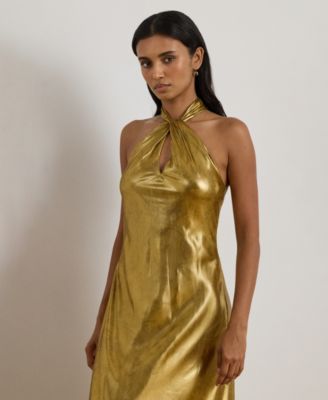 Women's Halter Neck Long Dress