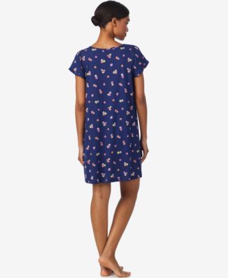 Ruffle Sleeve Keyhole Neck Gown 