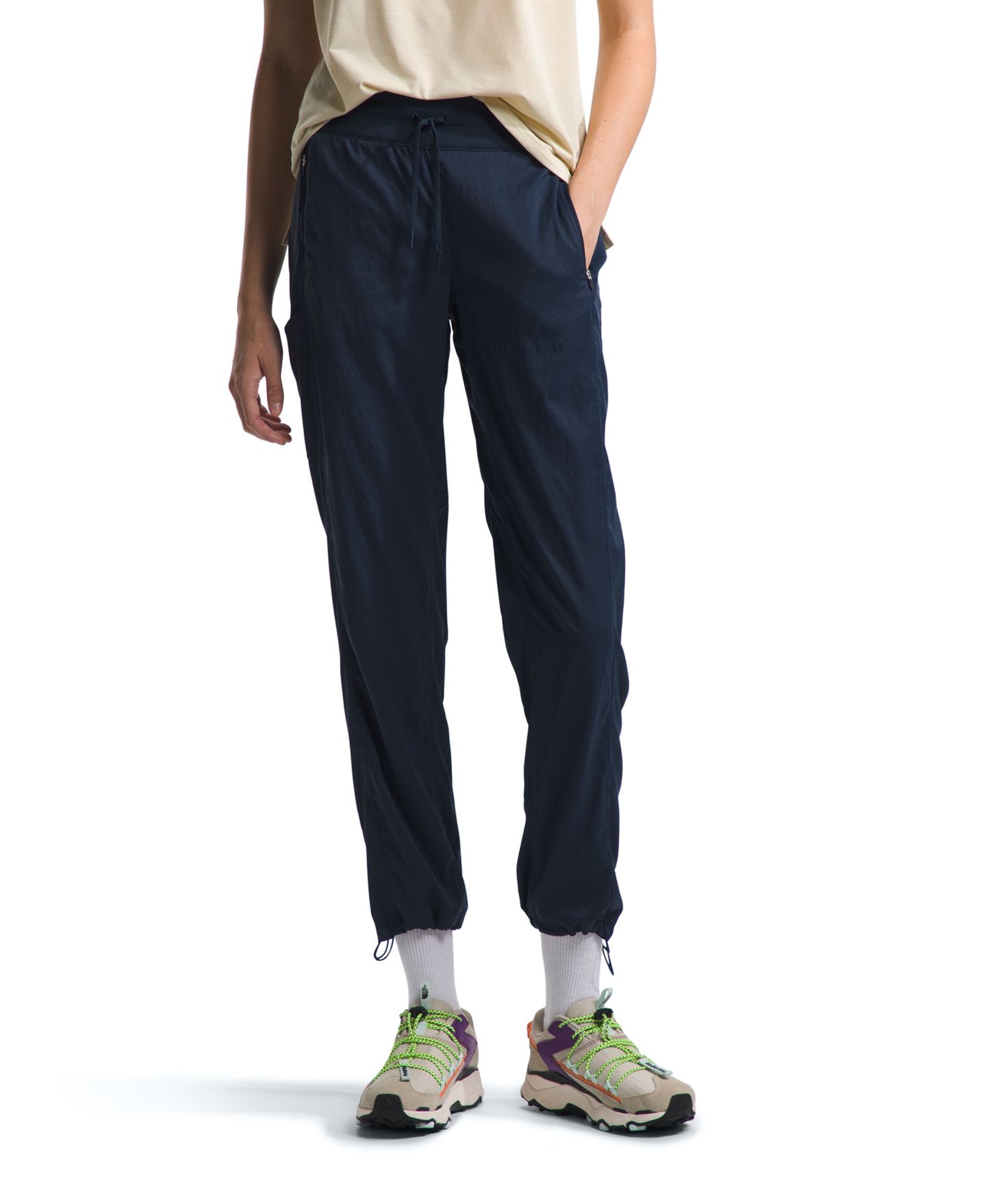 Женские брюки The North Face Aphrodite Motion Full Length, цвет: Снежный тёмно-синий — фото 3