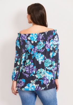 Women's Plus Size Convertible Peasant