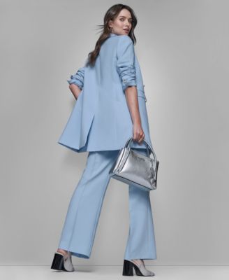 Women's Long One-Button Blazer Jacket