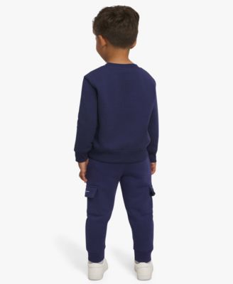Boys' Toddler 2T-4T Crewneck T-Shirt and Pants, 2-Piece Set