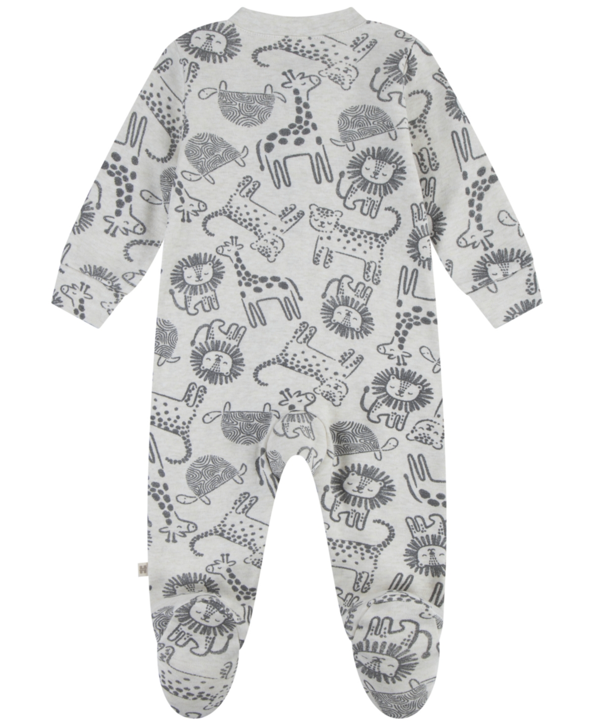Huggies Baby Boys Printed Full-Zip Footed Long-Sleeve Coverall