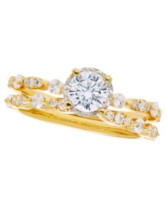 Diamond Bridal Set (1 ct. t.w.) in 14k Yellow Gold