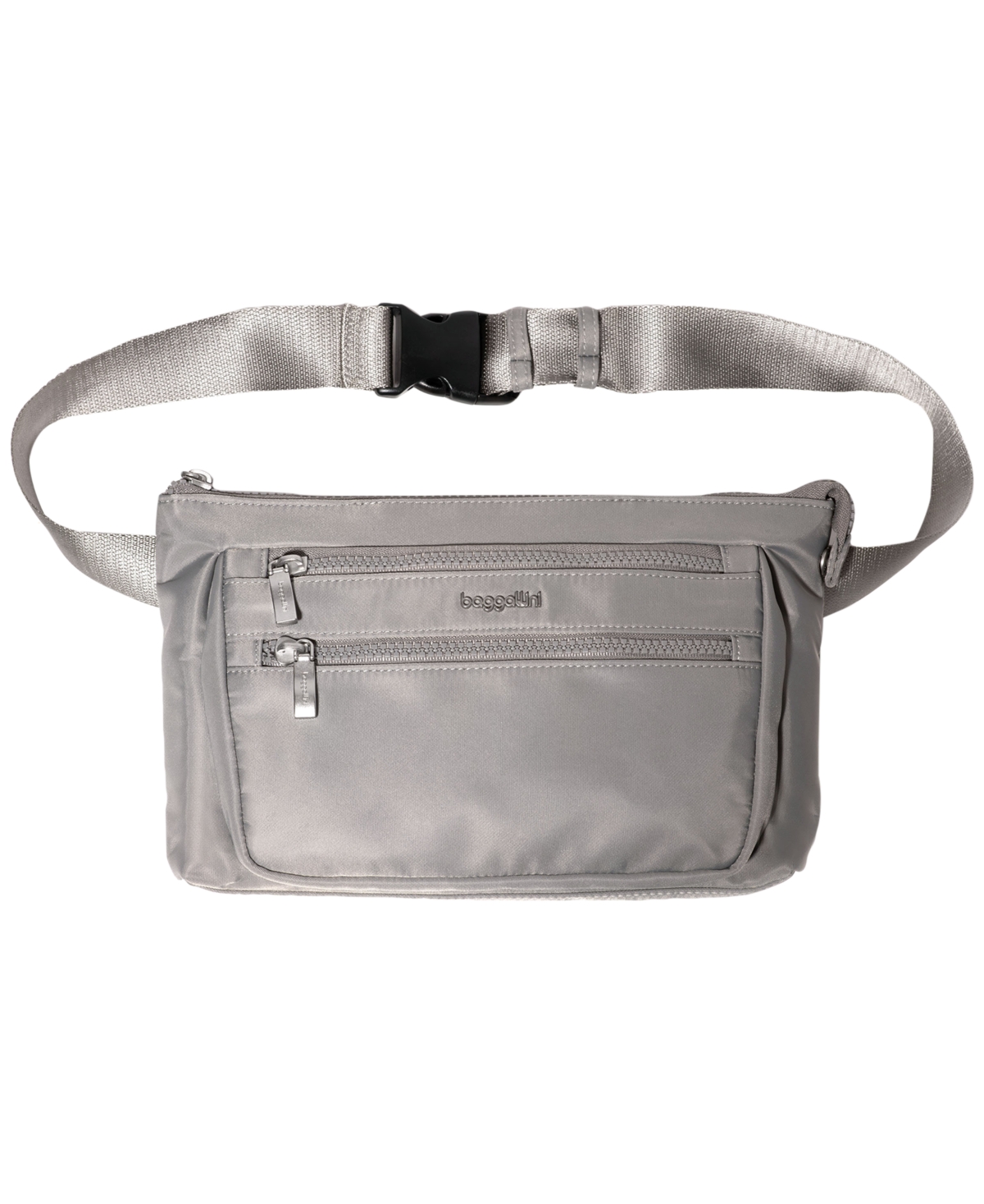 Baggallini Small Size Pocket Belt Bag In Gray