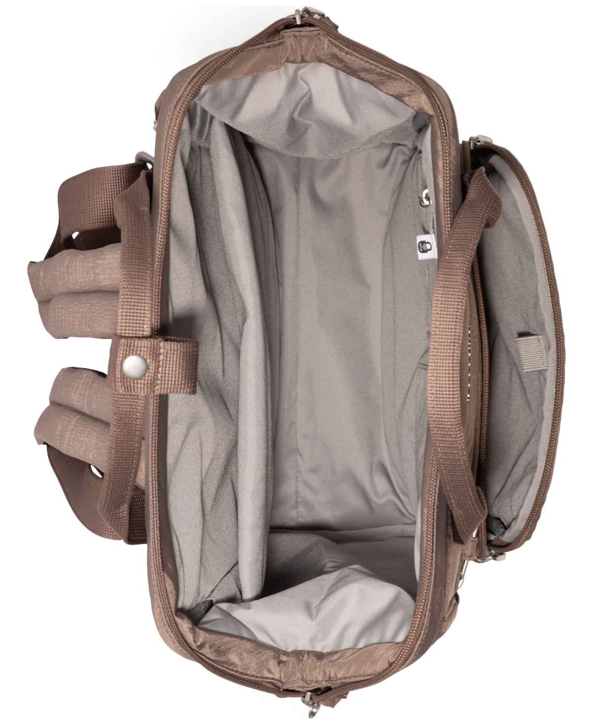 Baggallini Securtex Anti-theft Windsor Backpack In Brown