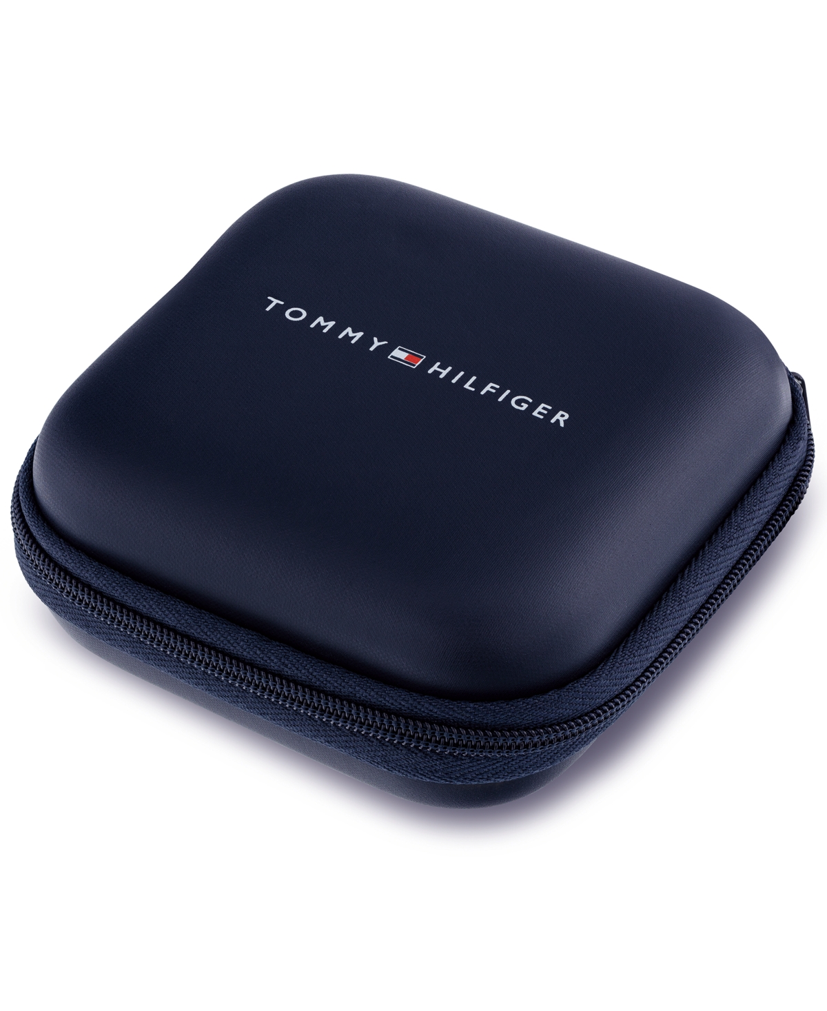 Tommy Hilfiger Men's Brown Leather with Black Ion-Plating Braided Bracelet