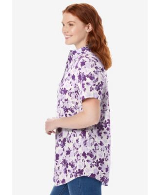 Women's Within Short Sleeve Shirt.