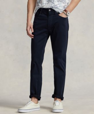 Men's Slim Straight Stretch Sateen Five-Pocket Pants