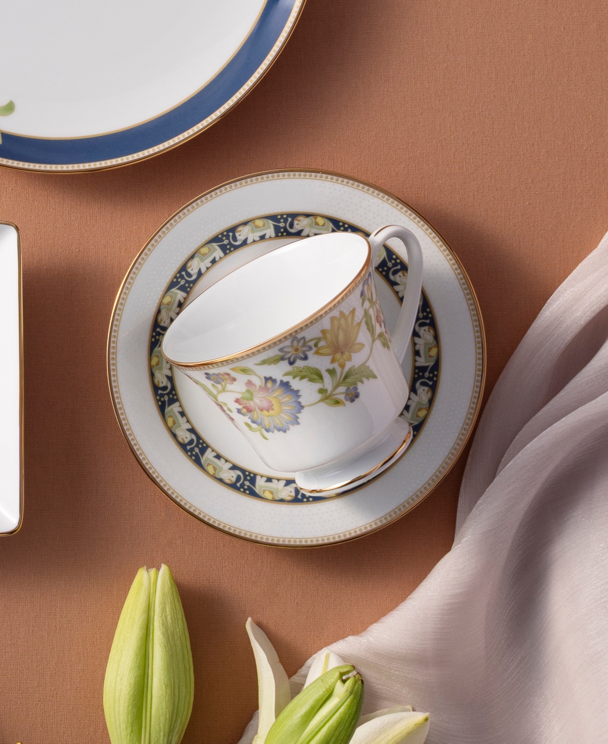 Noritake Tusker Garden Cups, Set of 4