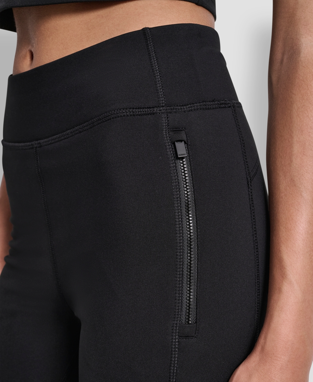 Dkny Women's High Waist Bootcut Pants In Black