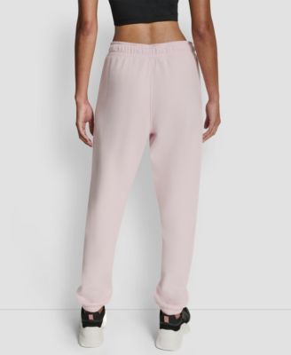 Women's Varsity Embroidered Logo Relaxed Pockets Pull-On Joggers